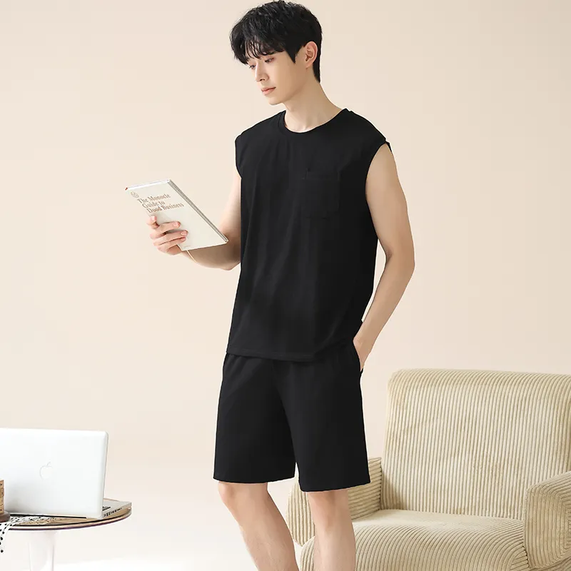 Qiao Ni Tong Pajama Set Men's Image Color-6