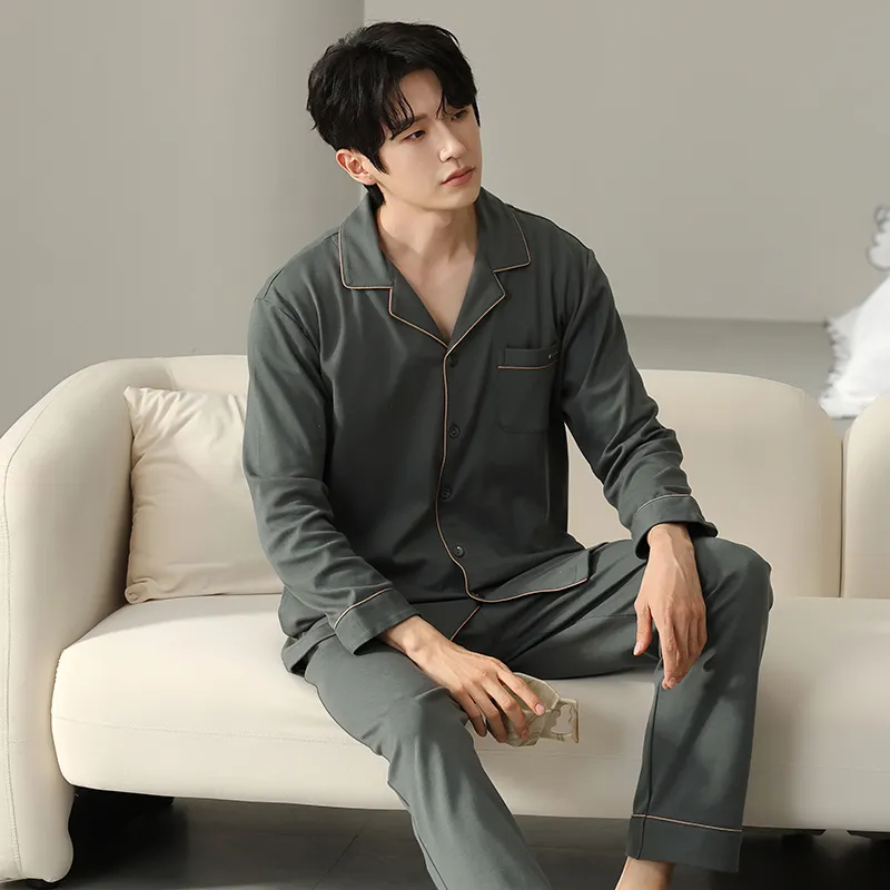 Qiao Ni Tong Pajama Set Men's Image Color-3