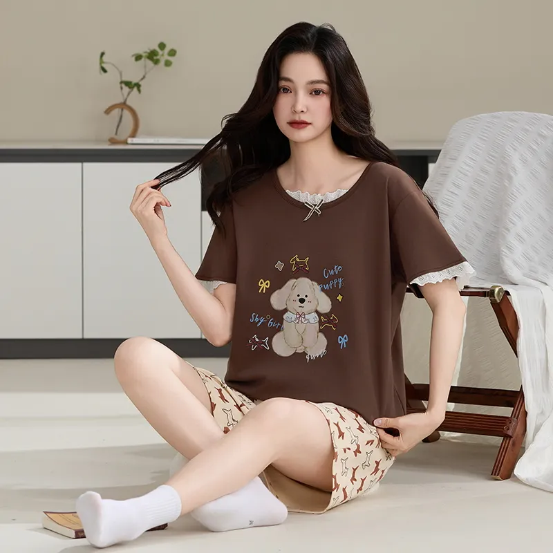 Qiao Ni Tong Pajama Set Women's Image Color-1