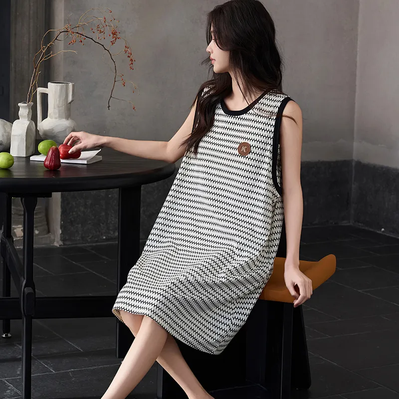 Qiao Ni Tong Nightgown Women's Image Color-4