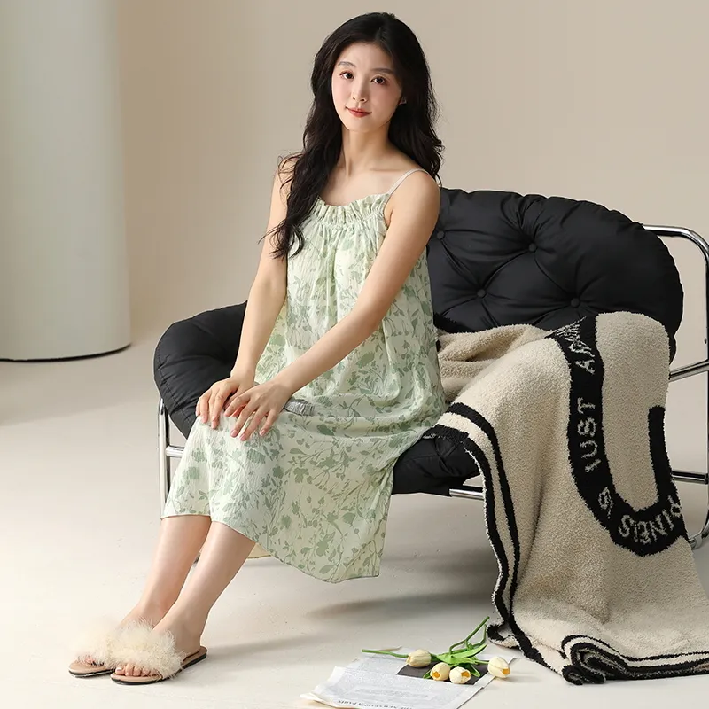 Qiao Ni Tong Women's Nightgowns-1