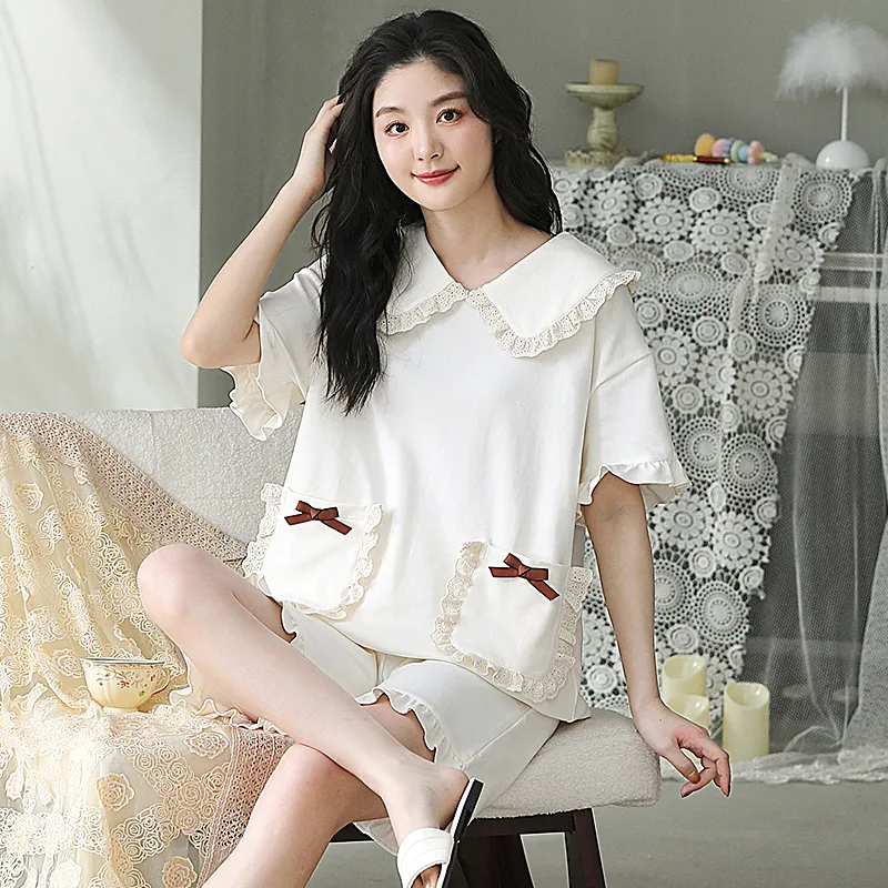 Qiao Ni Tong Pajama Set Women's Image Color-3