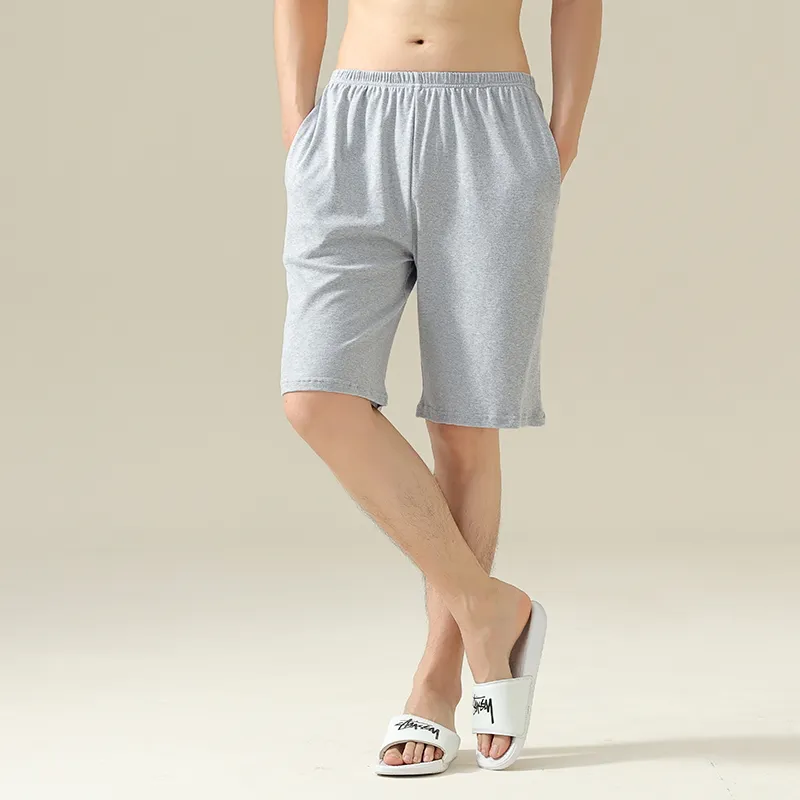 Qiao Ni Tong Pajama Pants Men's Light Gray-3
