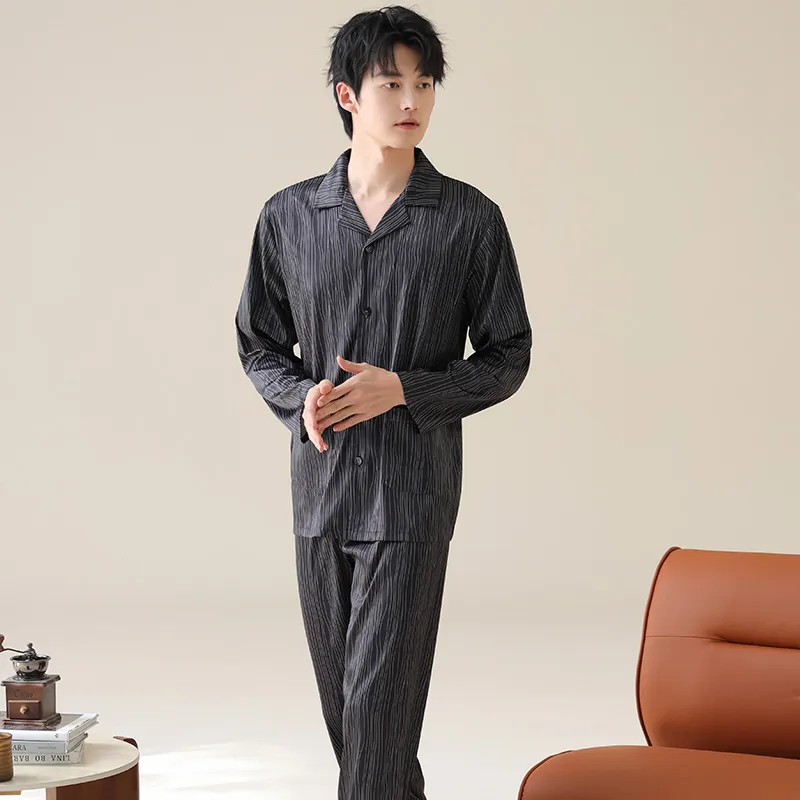 Qiao Ni Tong Pajama Set Men's Image Color-6