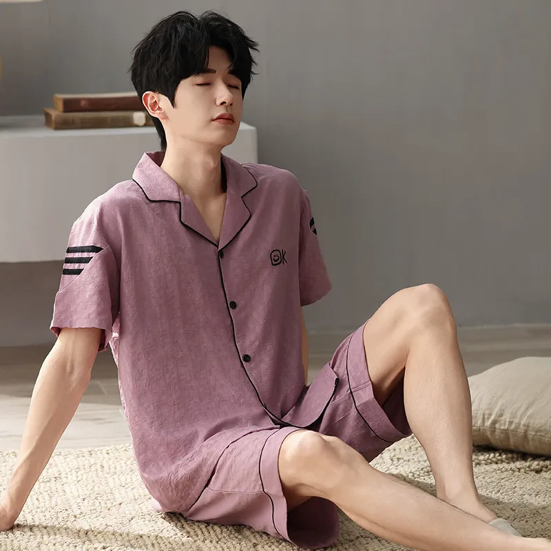Qiao Ni Tong Pajama Set Men's Image Color-5