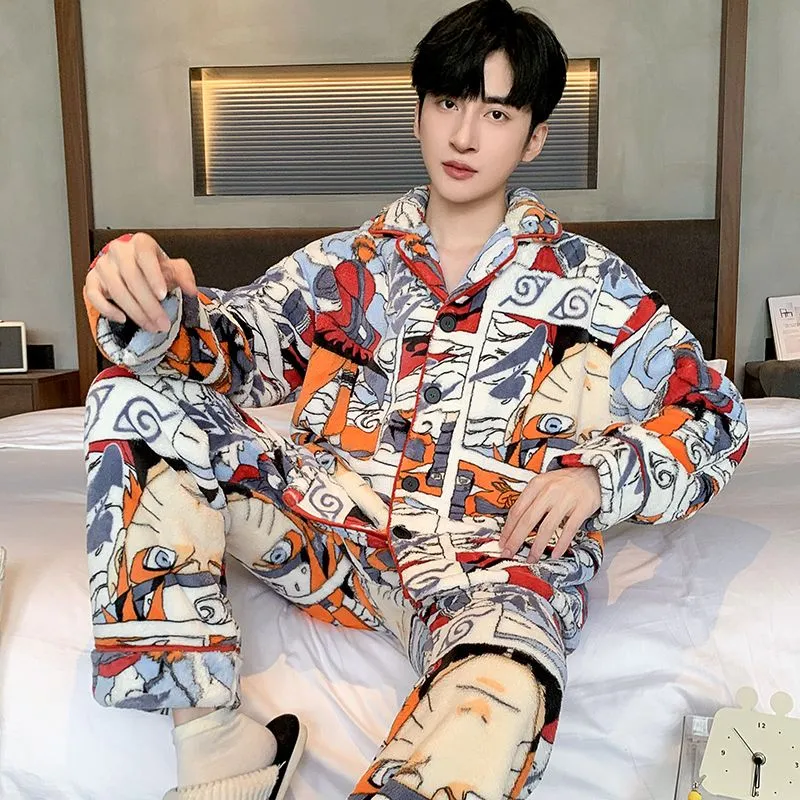 Qiao Ni Tong Pajama Set Men's Image Color-4