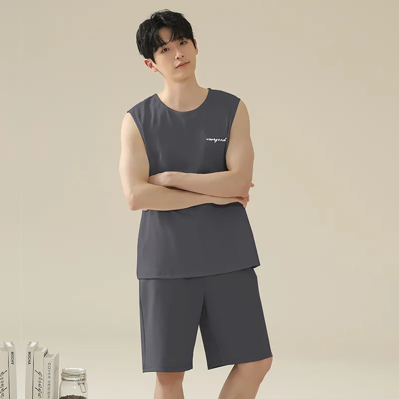 Qiao Ni Tong Pajama Set Men's Image Color-5