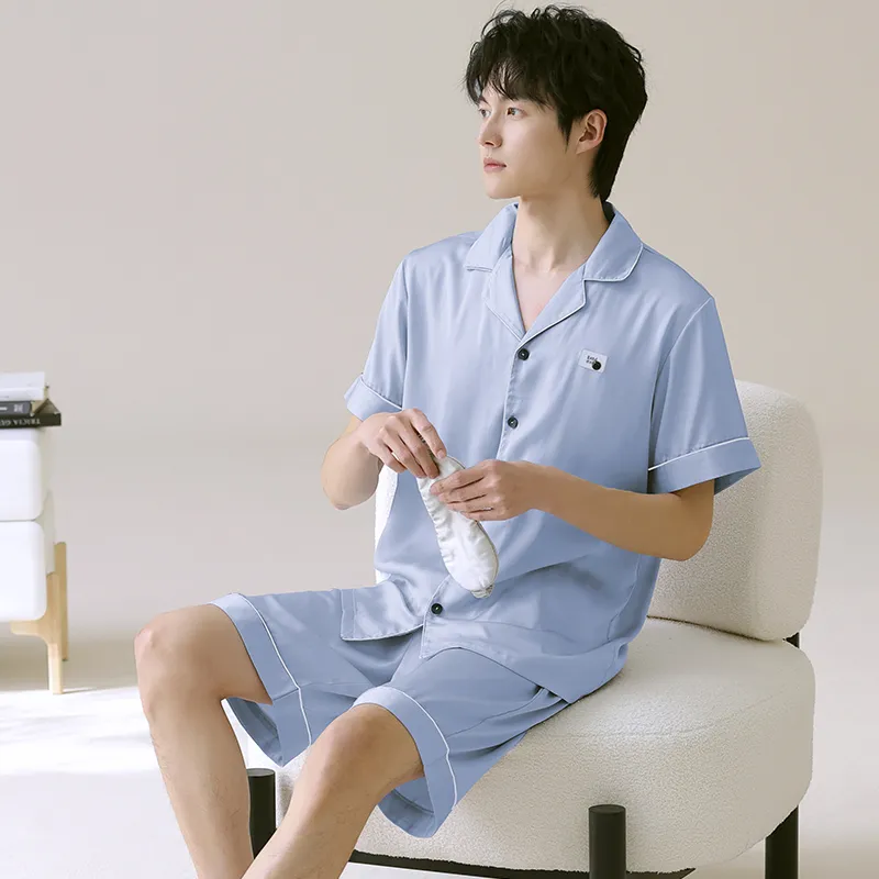 Qiao Ni Tong Pajama Set Men's Image Color-3