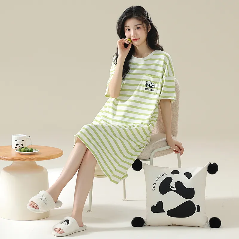 Qiao Ni Tong Women's Nightgowns-3