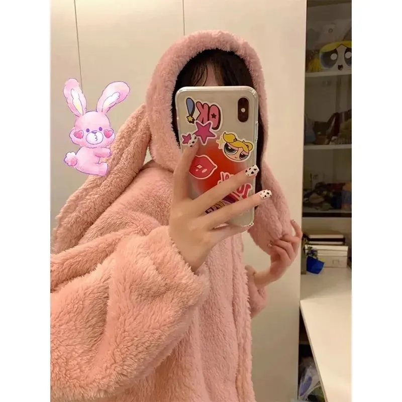 Qiao Ni Tong Pajama Robe Women's Image Color-4
