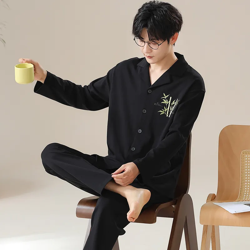 Qiao Ni Tong Pajama Set Men's Image Color-4