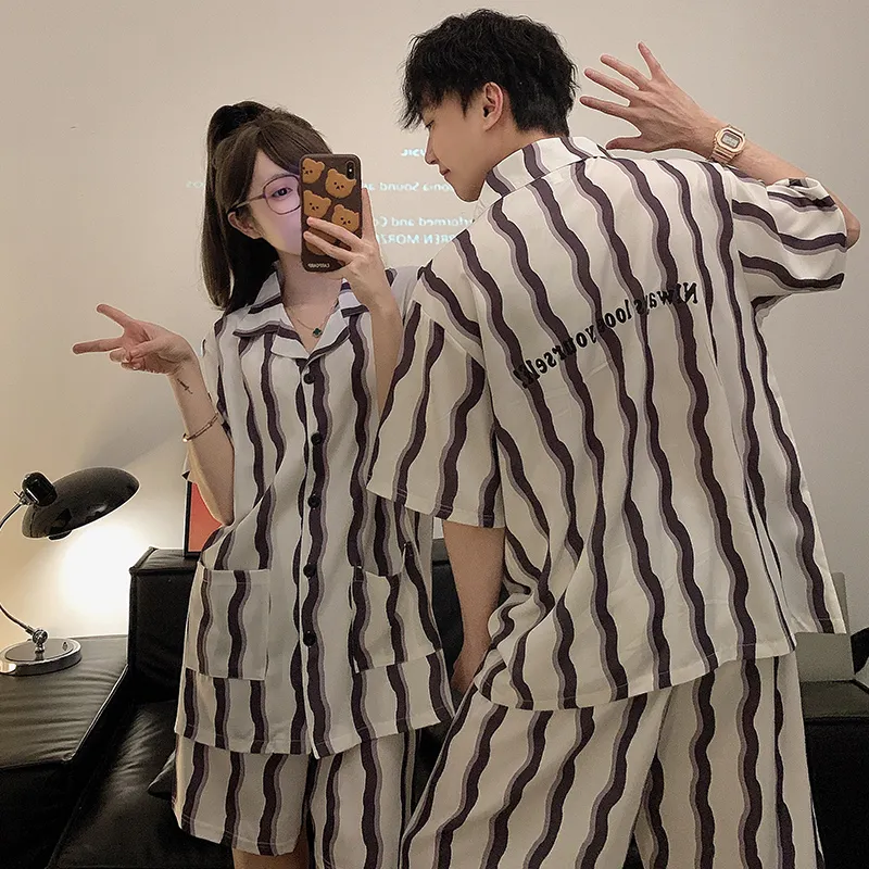 Qiao Ni Tong Pajama Set Men's Image Color-1