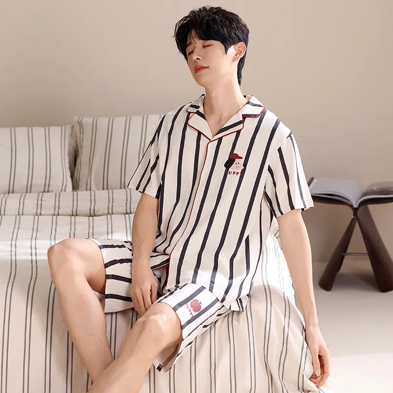 Qiao Ni Tong Pajama Set Men's Image Color-1