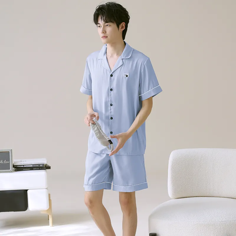 Qiao Ni Tong Pajama Set Men's Image Color-6