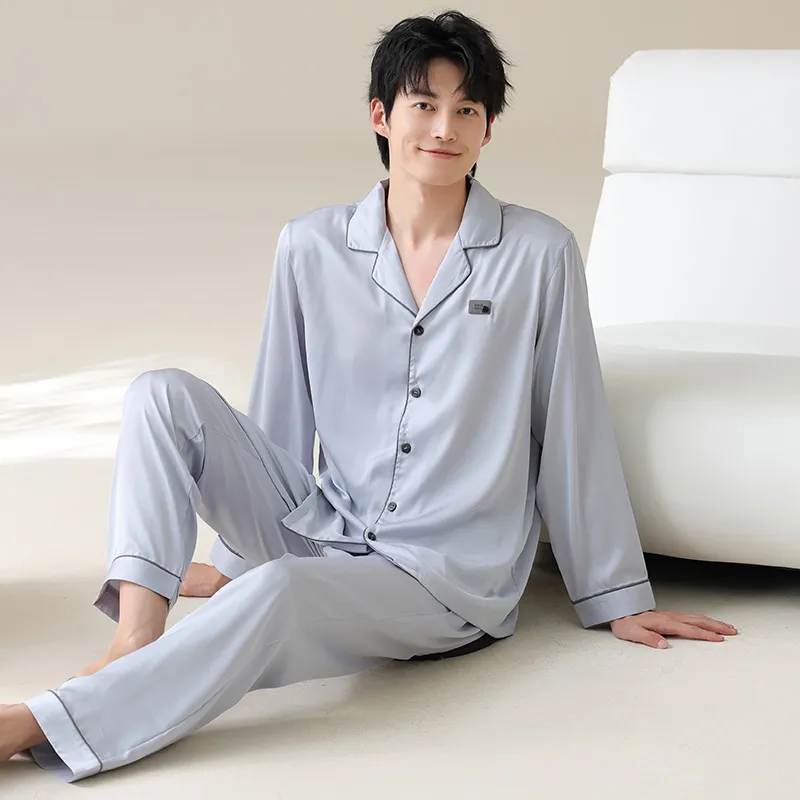 Qiao Ni Tong Pajama Set Men's Image Color-5
