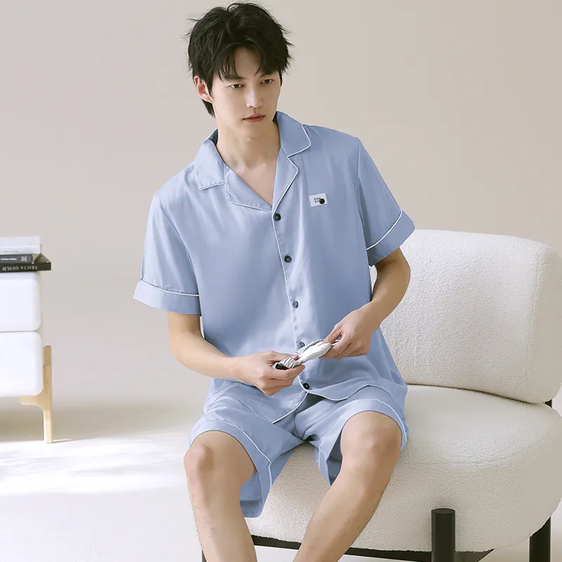 Qiao Ni Tong Pajama Set Men's Image Color-4