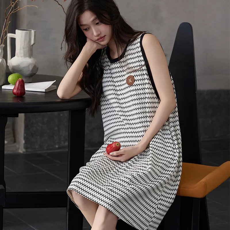 Qiao Ni Tong Nightgown Women's Image Color-1