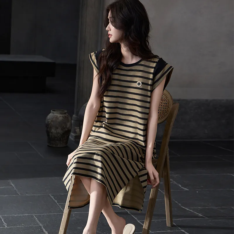 Qiao Ni Tong Nightgown Women's Image Color-4