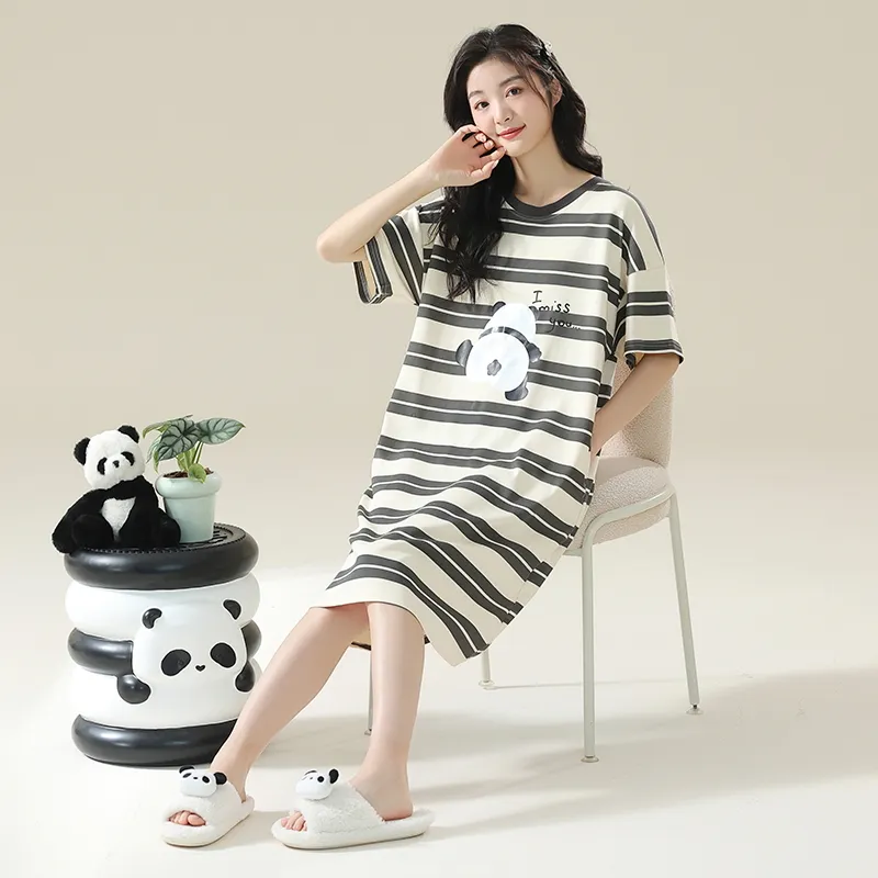 Qiao Ni Tong Women's Nightgowns-2