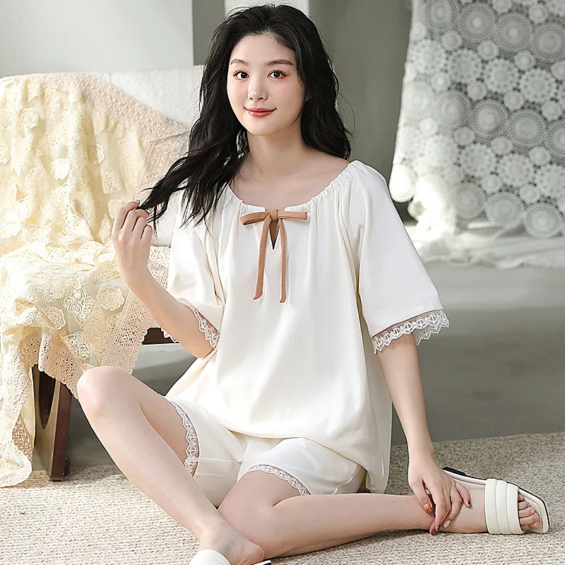 Qiao Ni Tong Pajama Set Women's Image Color-5