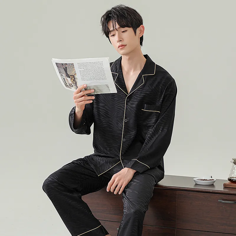 Qiao Ni Tong Pajama Set Men's Image Color-3