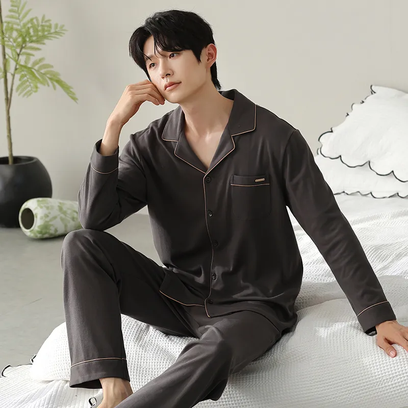 Qiao Ni Tong Pajama Set Men's Image Color-3
