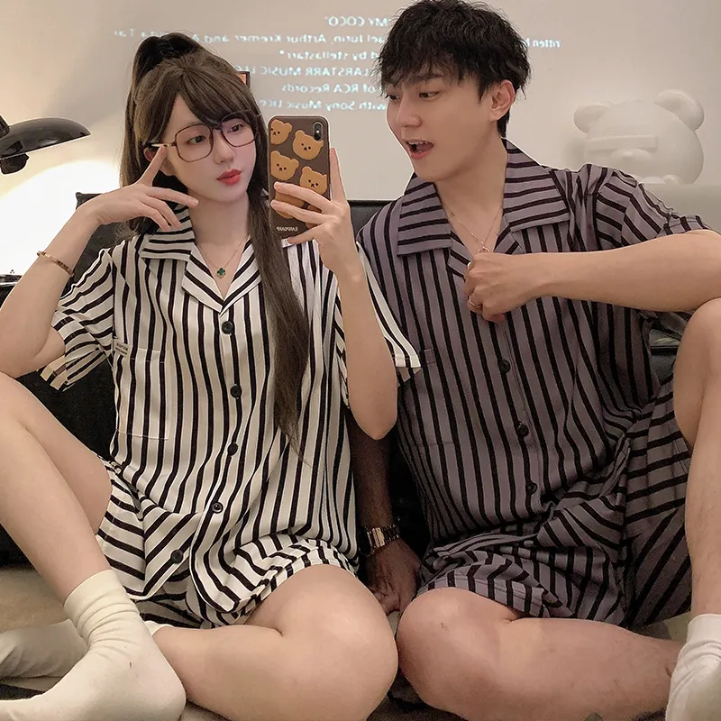 Qiao Ni Tong Pajama Set Men's Image Color-2