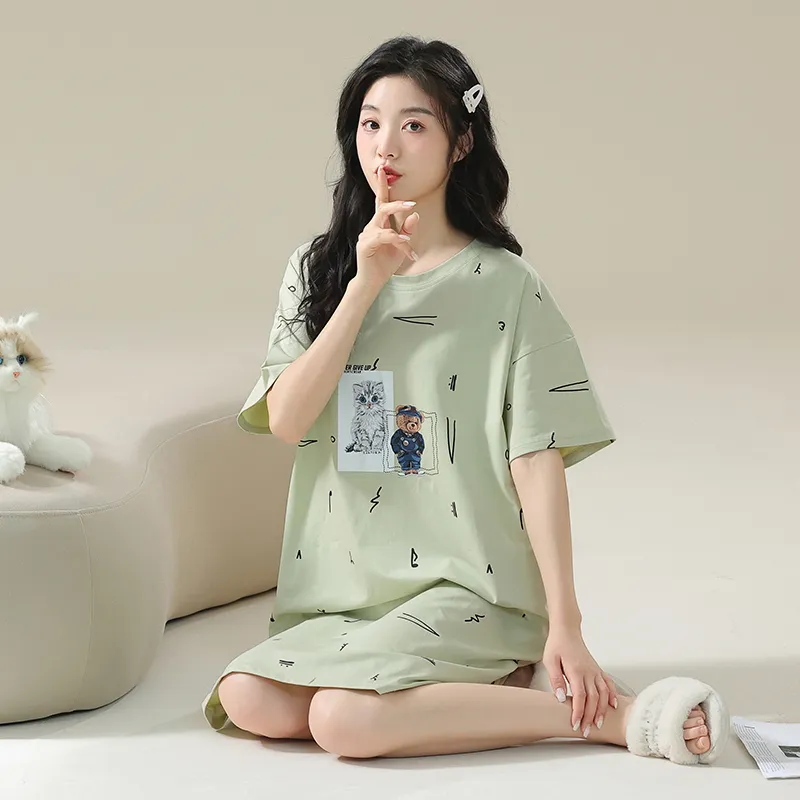 Qiao Ni Tong Women's Nightgowns-1