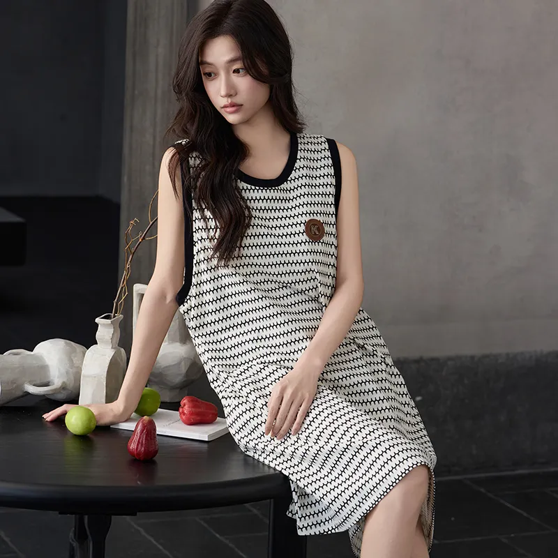 Qiao Ni Tong Nightgown Women's Image Color-3