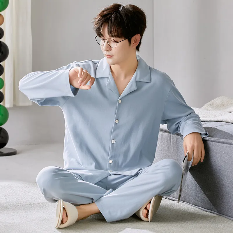 Qiao Ni Tong Pajama Set Men's Image Color-3