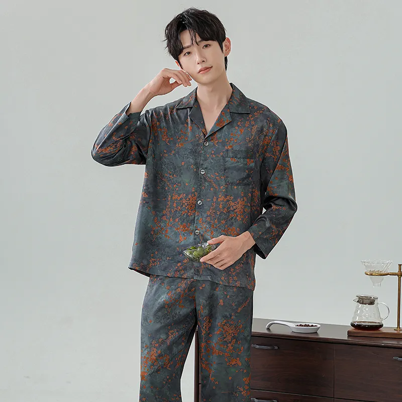 Qiao Ni Tong Pajama Set Men's Image Color-5