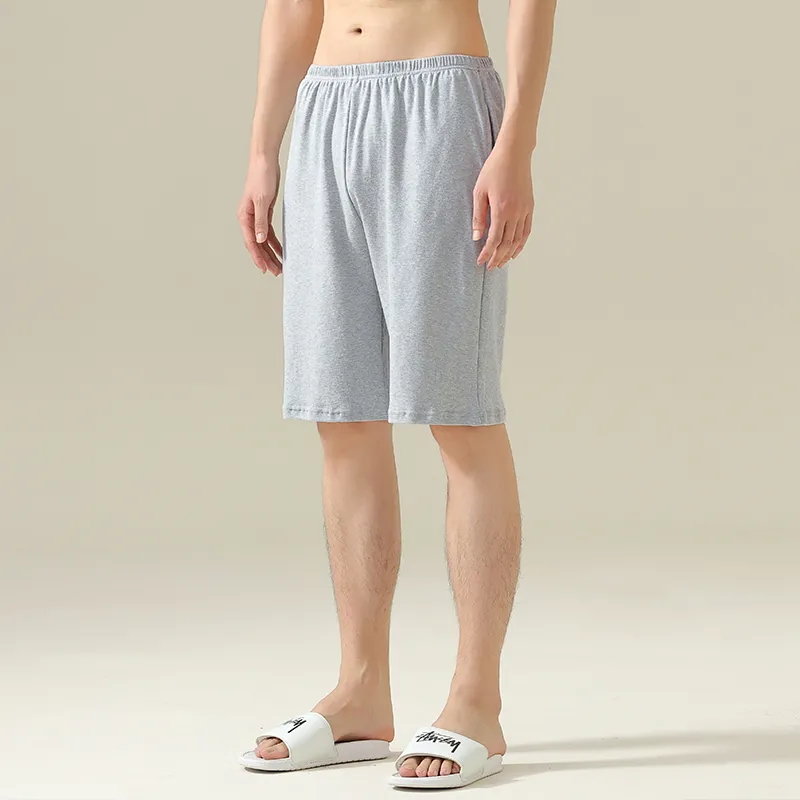 Qiao Ni Tong Pajama Pants Men's Light Gray-4