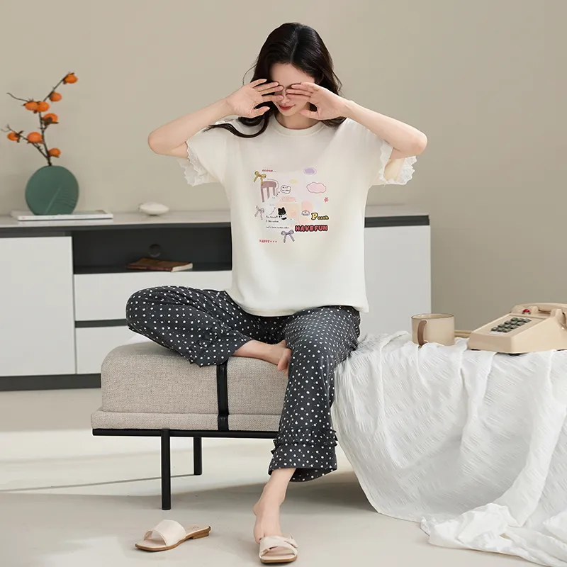Qiao Ni Tong Pajama Set Women's-3