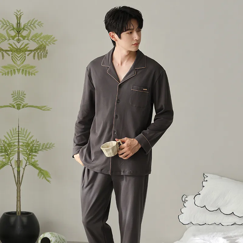 Qiao Ni Tong Pajama Set Men's Image Color-5