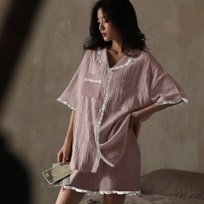 Qiao Ni Tong Pajama Set Women's Image Color-4