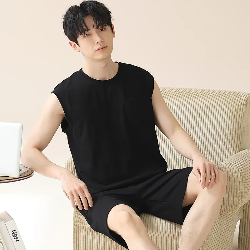 Qiao Ni Tong Pajama Set Men's Image Color-5