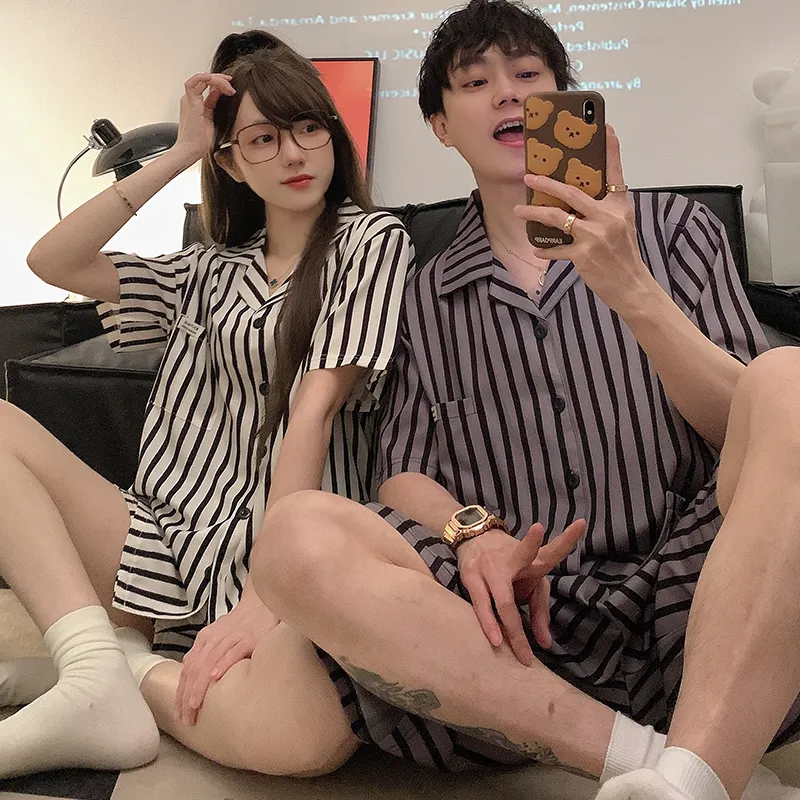 Qiao Ni Tong Pajama Set Men's Image Color-1