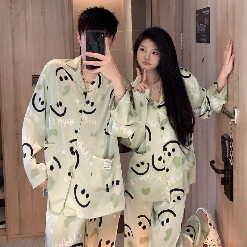 Qiao Ni Tong Pajama Set Men's Image Color-1