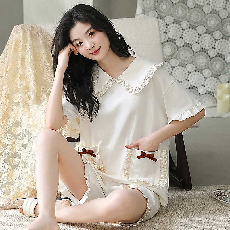 Qiao Ni Tong Pajama Set Women's Image Color-4