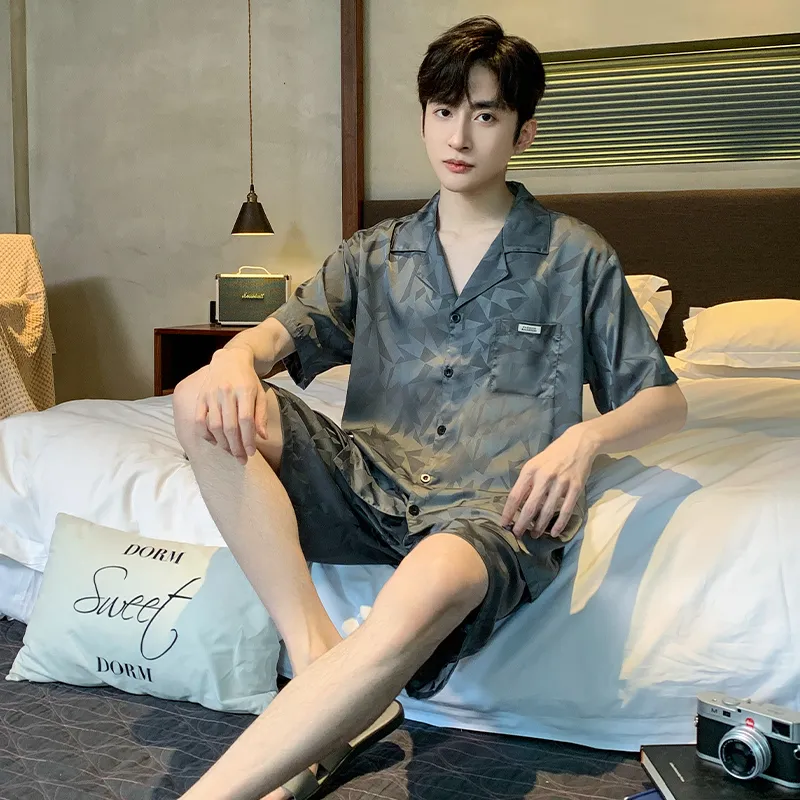 Qiao Ni Tong Pajama Set Men's Image Color-1