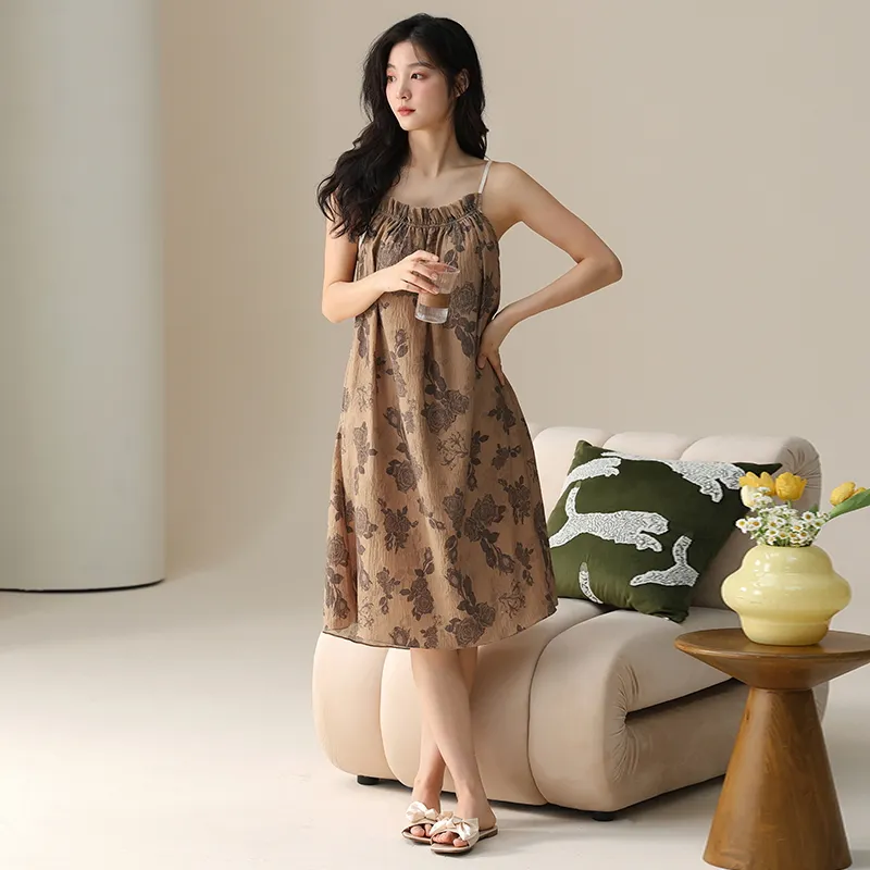 Qiao Ni Tong Women's Nightgowns-1