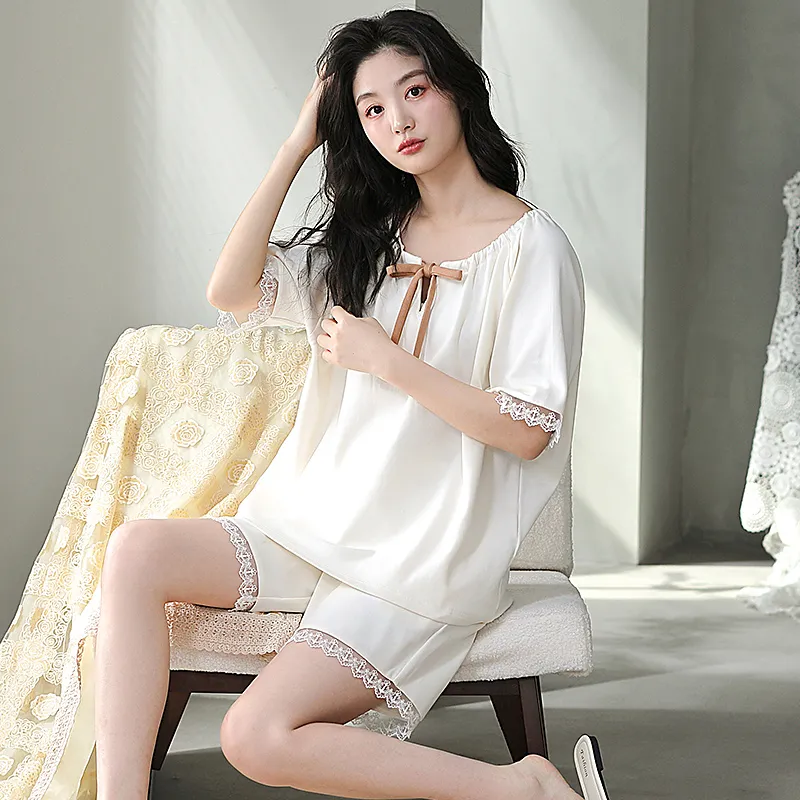 Qiao Ni Tong Pajama Set Women's Image Color-4