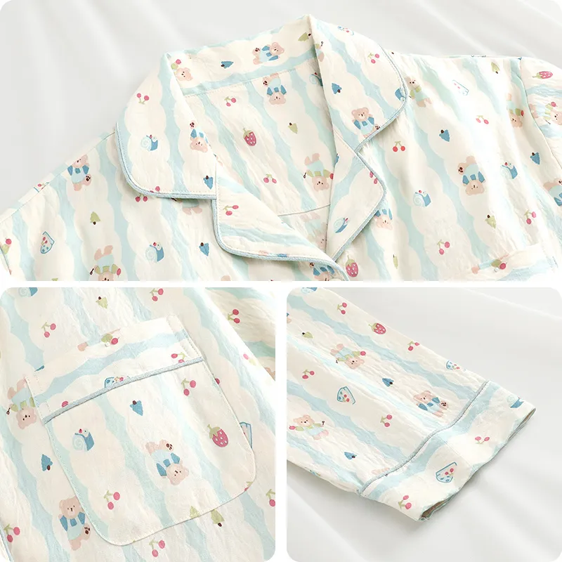 Qiao Ni Tong Pajama Set Women's Image Color-10