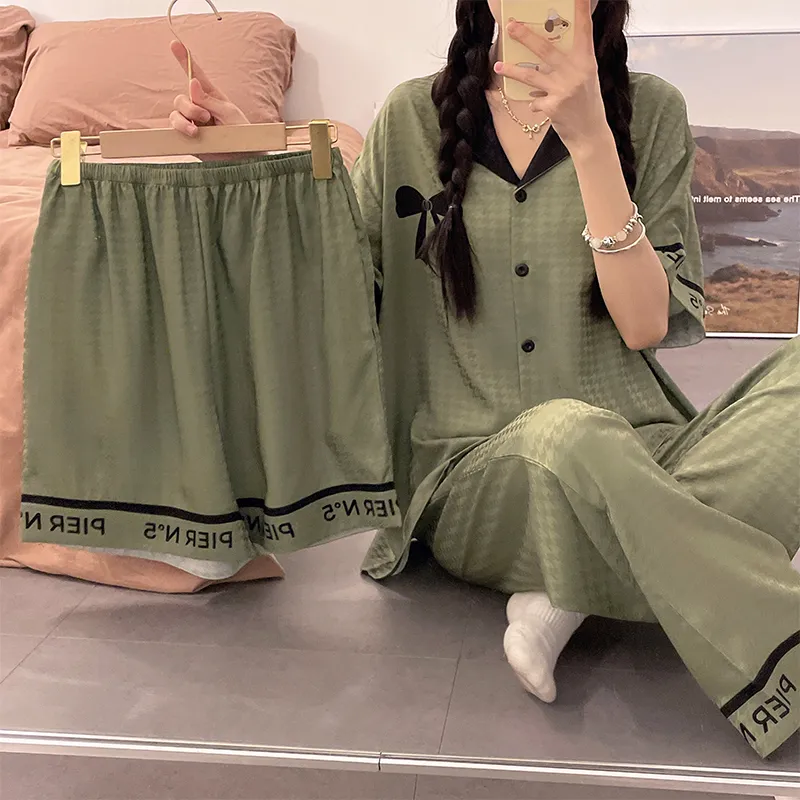 Qiao Ni Tong Pajama Set Women's Image Color-1