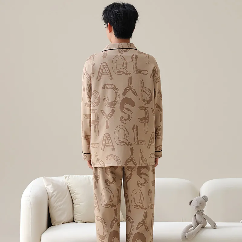 Qiao Ni Tong Pajama Set Men's Image Color-13