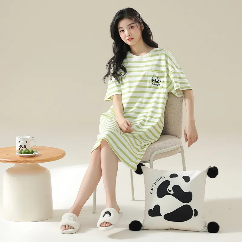Qiao Ni Tong Women's Nightgowns-4