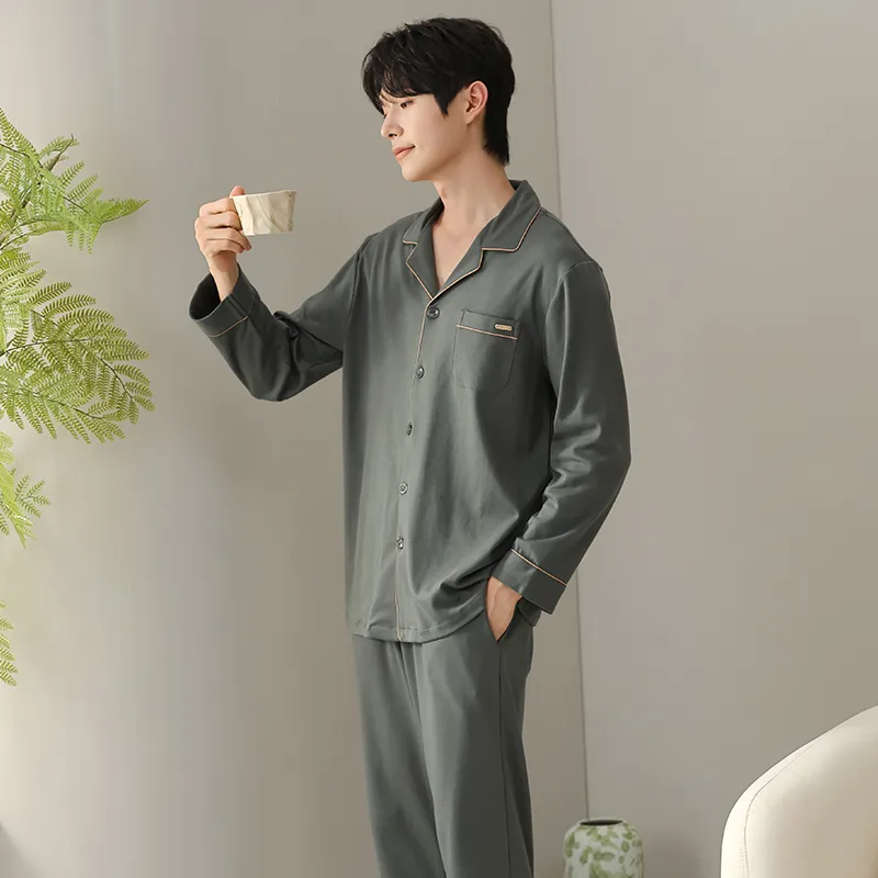 Qiao Ni Tong Pajama Set Men's Image Color-5