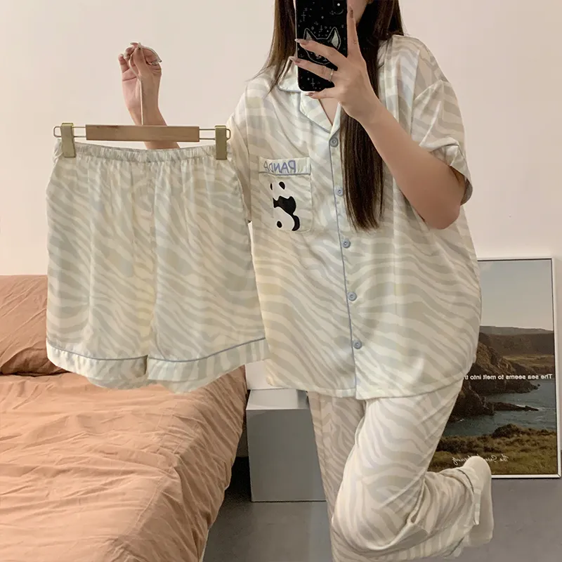 Qiao Ni Tong Pajama Set Women's Image Color-3