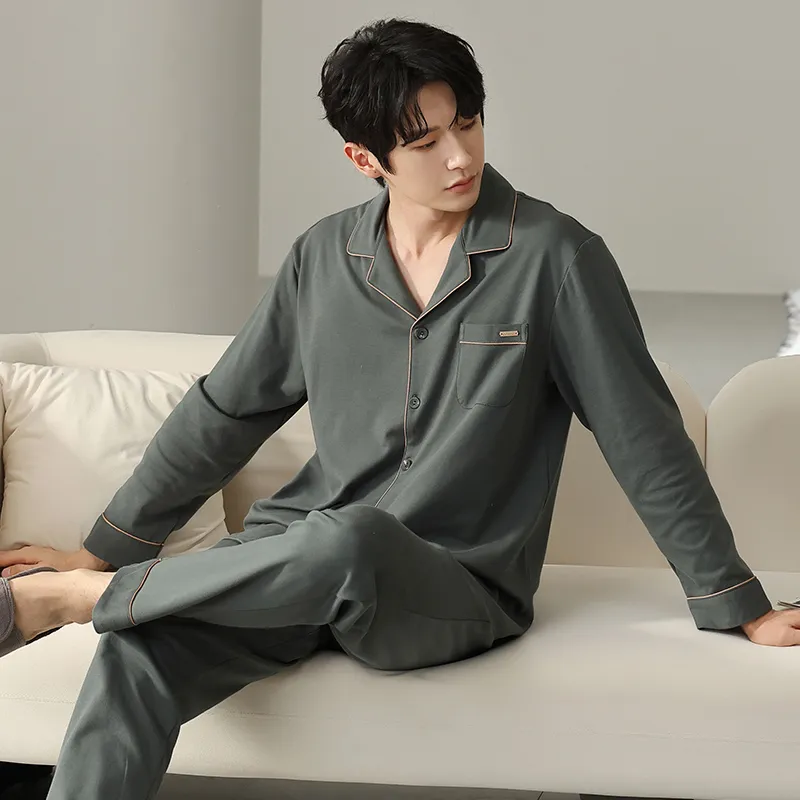 Qiao Ni Tong Pajama Set Men's Image Color-1