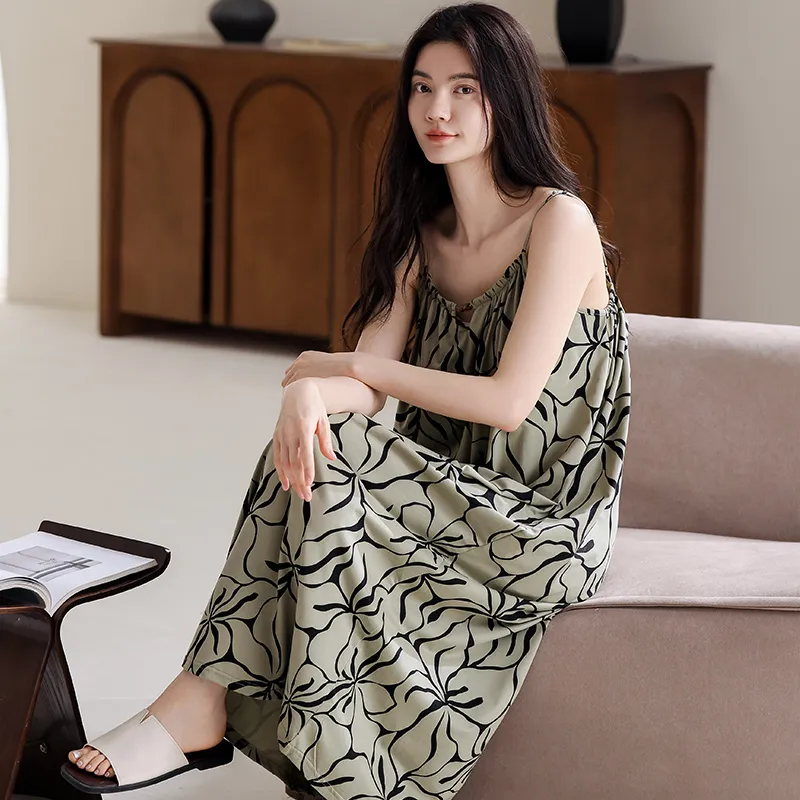 Qiao Ni Tong Women's Nightgowns-1